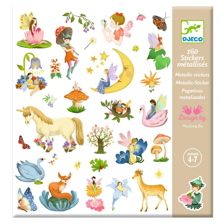 Djeco Stickers, Fairies and Magic