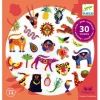 Djeco Stickers, Glitter – Exotic