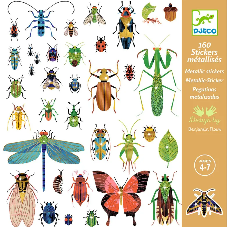 Djeco Stickers, Insects