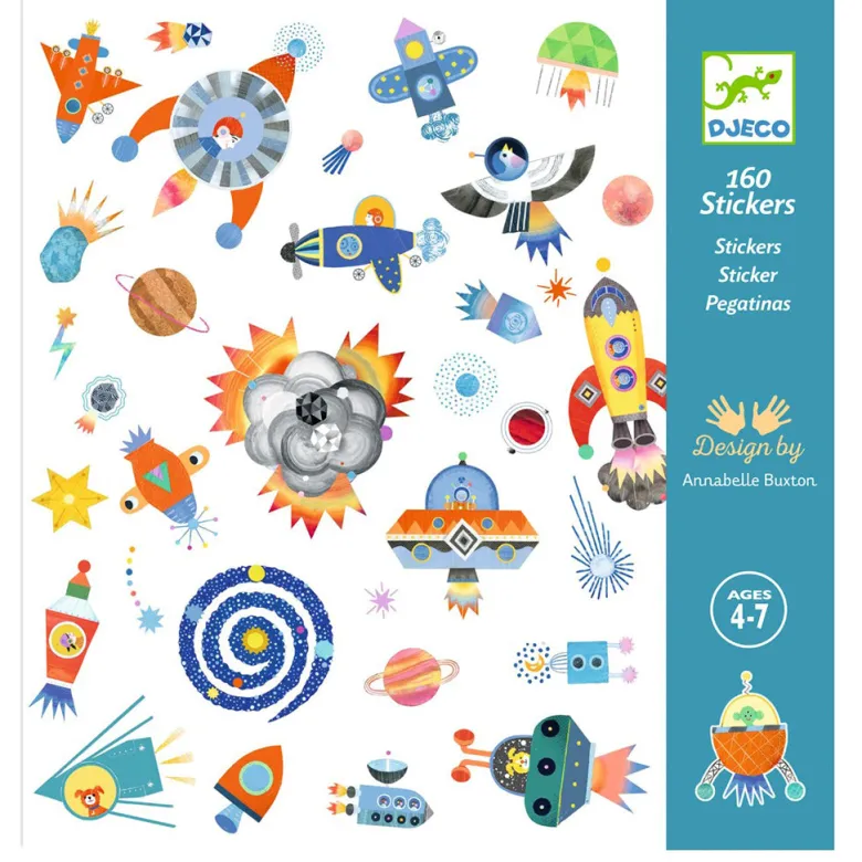 Djeco Stickers, Outer Space