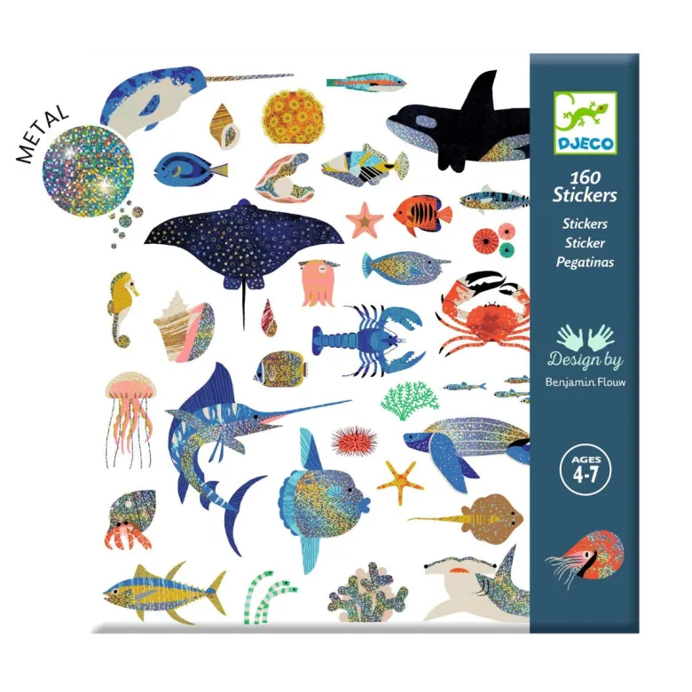 Djeco Stickers, The Sea