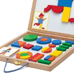 Djeco Suitcase with Geometric Shapes and Magnets