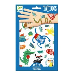Djeco Tattoos, Wild and Whimsical Animals