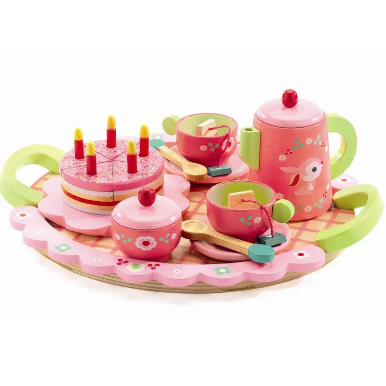 Djeco Tea Set, Lilli Rose