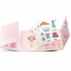 Djeco Tinyly, Miss Lilypink - Reusable Stickers