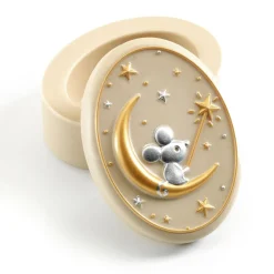 Djeco Tooth Fairy Box, Mouse - Pastel Colors