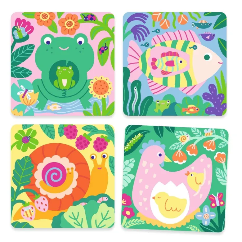 Djeco Water Painting, Peekaboo in the Garden – Suitable from 18 Months