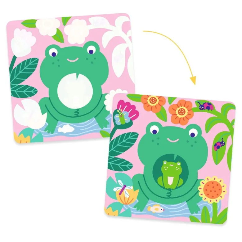 Djeco Water Painting, Peekaboo in the Garden – Suitable from 18 Months