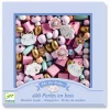 Djeco Wooden Beads, Rainbow