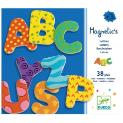Djeco Wooden Magnets, Letters