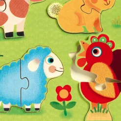 Djeco Wooden Puzzle – Life on the Meadow