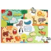 Djeco Wooden Puzzle, Animals