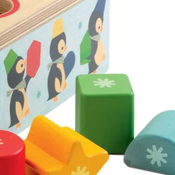 Djeco Wooden Sorting Box, Penguin