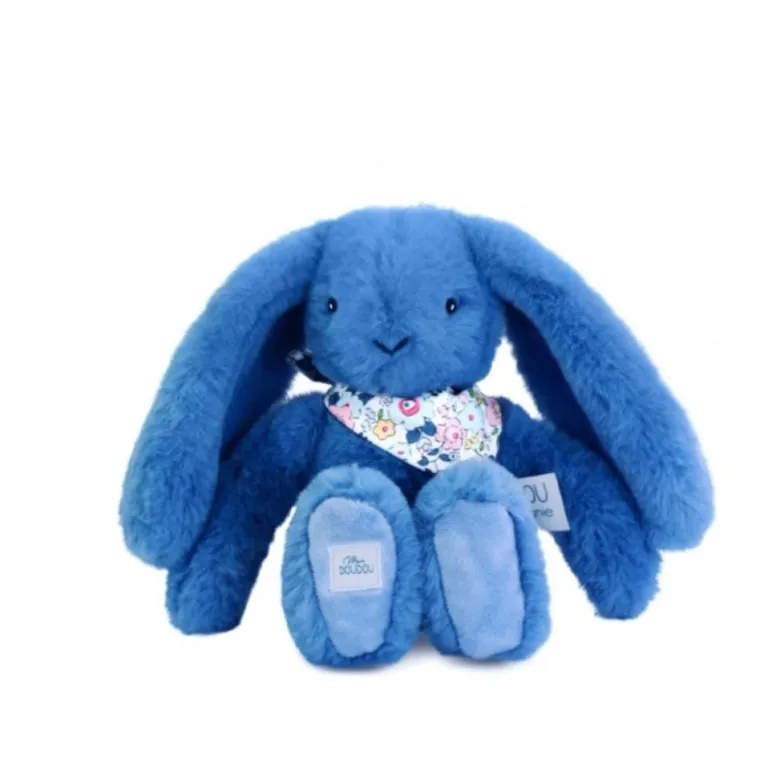 Doudou et Compagnie Blossom Bunny Blue, 25 cm
