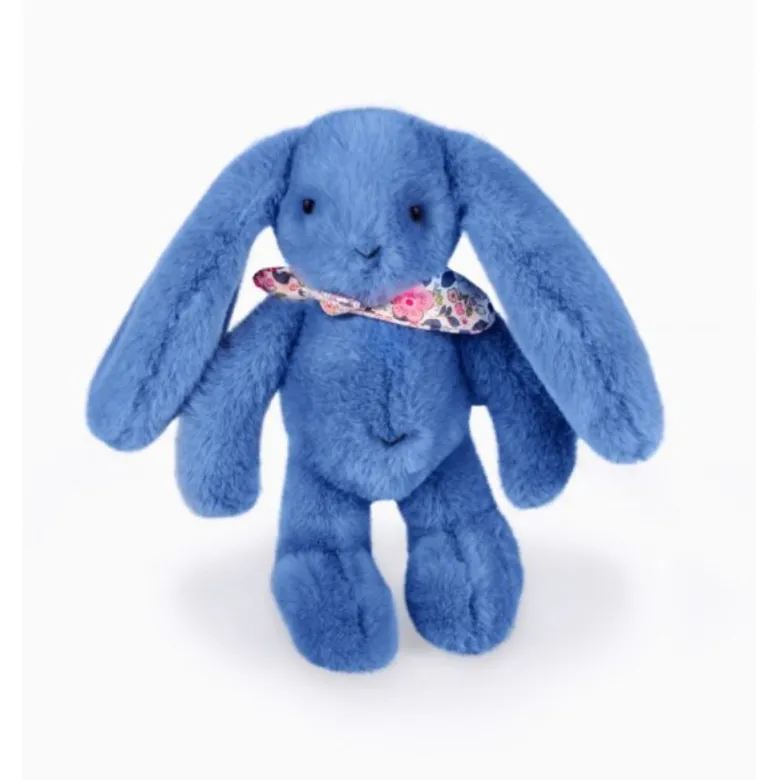 Doudou et Compagnie Blossom Bunny Blue, 25 cm
