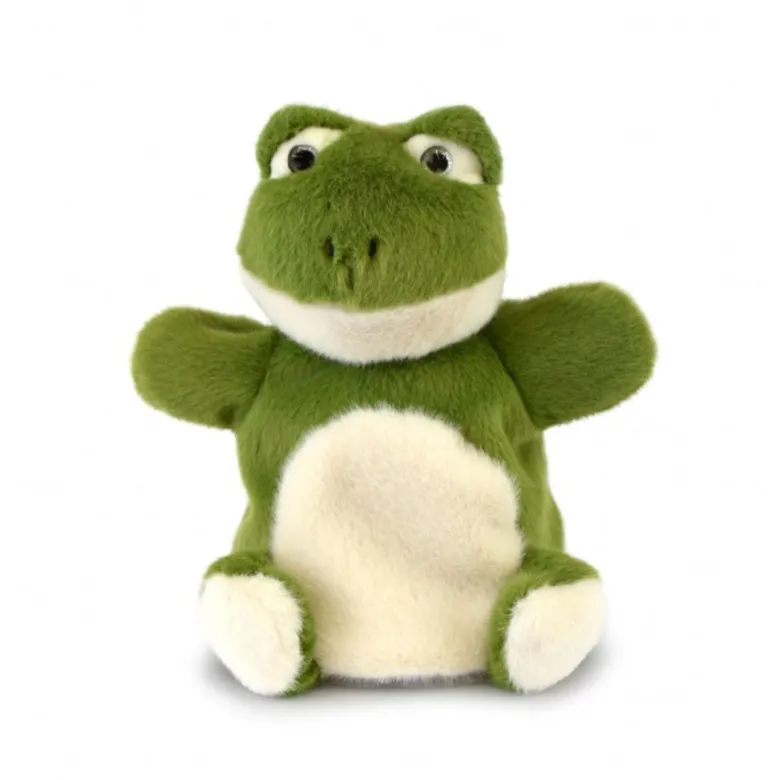 Doudou et Compagnie Hand Puppet, Frog - 25 cm