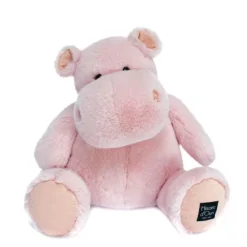Doudou et Compagnie Hippo Plush Toy, HIP'PIE Pink - 40 cm