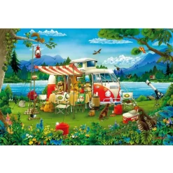 Educa Puzzle, Camping Holiday - 1000 Pieces