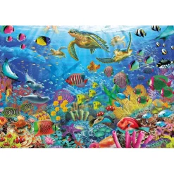 Educa Puzzle with 1000 Pieces - Tropical Fantasy Turtles