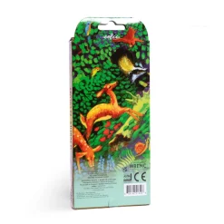 eeBoo 12 Double-Ended Colored Pencils, Neon Metallic - Unicorn