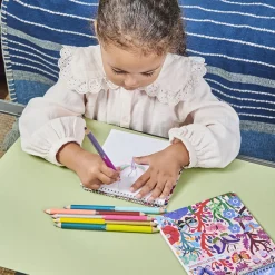 eeBoo 6 Double-Ended Jumbo Colored Pencils, Butterfly Collection
