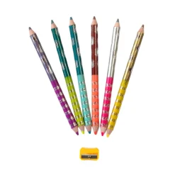 eeBoo 6 Jumbo Color Pencils, Sea Life Edition