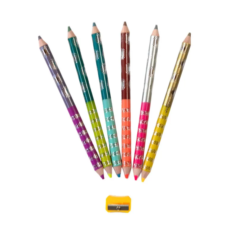 eeBoo 6 Jumbo Color Pencils, Sea Life Edition