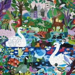 eeBoo 1000 Piece Puzzle, Ducks in the Clearing