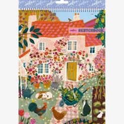Eeboo A4 Sketchpad – English Cottage