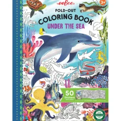 eeBoo Fold-Out Coloring Book – Under the Sea