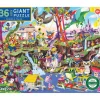 eeBoo Giant Floor Puzzle with 36 Pieces – Fairies & Fairy Tales