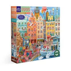 eeBoo Jigsaw Puzzle 1000 Pieces, Stockholm