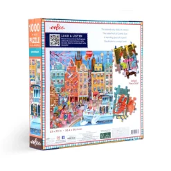 eeBoo Jigsaw Puzzle 1000 Pieces, Stockholm