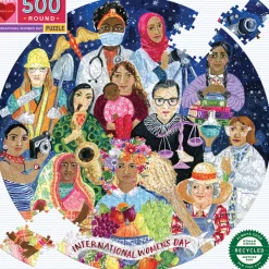 Eeboo Jigsaw Puzzle, International Women's Day – 500 Pieces
