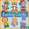 eeBoo Lace-up Cards/Sewing Cards - Workwear