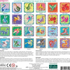 eeBoo Memory Game, Dragons and Glitter