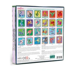 eeBoo Memory Game, Dragons and Glitter
