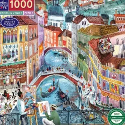 eeBoo Puzzle 1000 Pieces, Artists in Venice