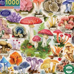 eeBoo Puzzle 1000 Pieces, Bountiful Mushrooms