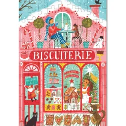 eeBoo Puzzle 100 Pieces, Christmas Market - Assorted Designs