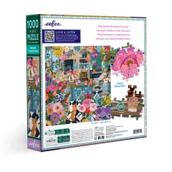 eeBoo Puzzle 1000 Pieces, English Flower Shop