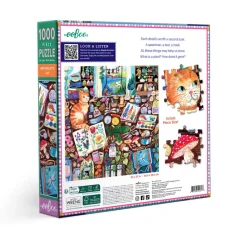 eeBoo Puzzle 1000 Pieces, Naturalist's Cat
