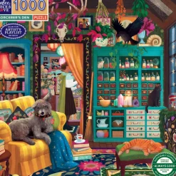 eeBoo Puzzle 1000 Pieces, Sorcerer's Den