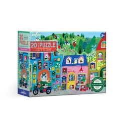 eeBoo Puzzle 20 Pieces, Yumi's Village