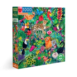 Eeboo Puzzle, Amazon Rainforest - 1000 Pieces