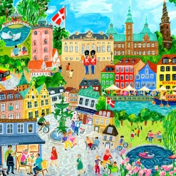 Eeboo Puzzle, Copenhagen – 1000 Pieces