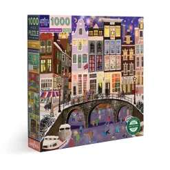 Eeboo Puzzle, Magical Amsterdam – 1000 Pieces