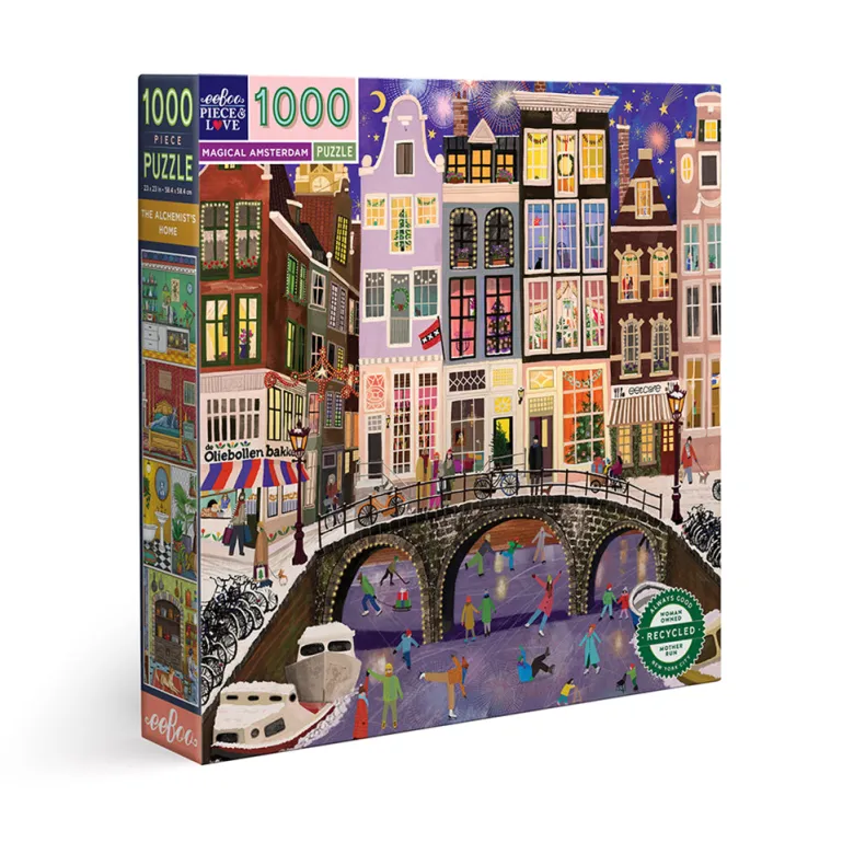 Eeboo Puzzle, Magical Amsterdam – 1000 Pieces