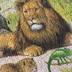 eeBoo, Round Puzzle 1000 Pieces - Africa