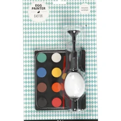Egg Painting Set with Holder and Watercolors